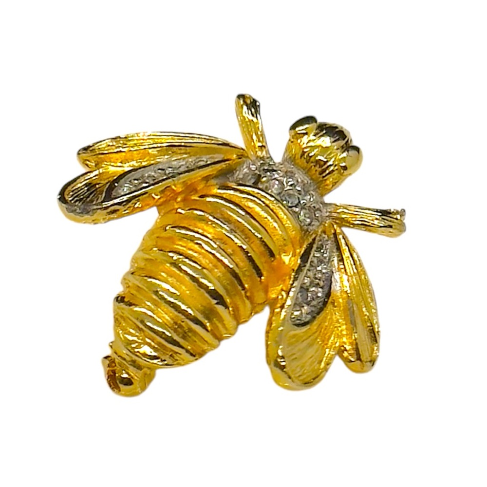 Vintage Kenneth J Lane Bee Brooch - image 1